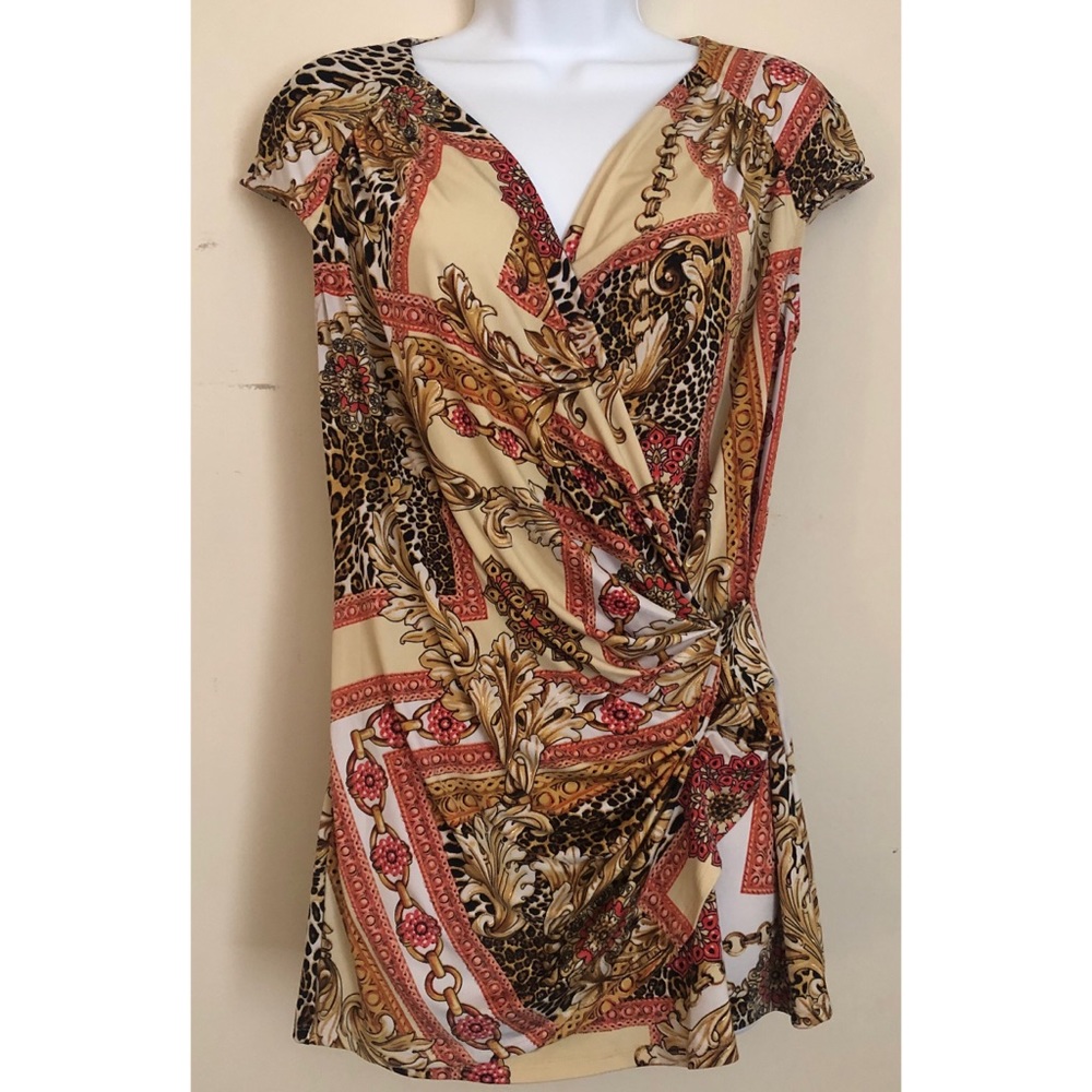 Cache silky patterned top
